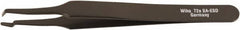 Wiha - 4-23/32" OAL SS-SA ESD Safe Tweezers - Wafer Tip - Americas Tooling