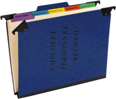 Pendaflex - 8-1/2 x 11", Letter Size, Blue, File Folders with Top Tab - 20 Point Stock, 1/3 Tab Cut Location - Americas Tooling