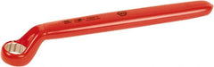 Wiha - 30mm 12 Point Insulated Offset Box Wrench - Single End, Chrome Vanadium Steel, Hi-Vis Red Finish - Americas Tooling