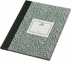 National Brand - 96 Sheet, 7-7/8 x 10-1/8", Quadrille Lab Notebook - Green - Americas Tooling