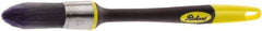 Richard - 1" Oval Polyester Trim Brush - 2-1/4" Bristle Length, 7-3/8" Rubber Sash Handle - Americas Tooling