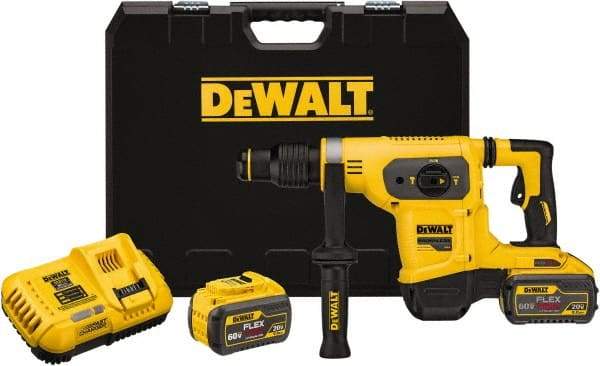 DeWALT - 60 Volt 1" SDS Max Chuck Cordless Hammer Drill - 0 to 3,150 BPM, 0 to 550 RPM, Reversible - Americas Tooling