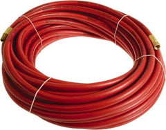 Continental ContiTech - 1/2" ID x 0.78" OD 75' Long Multipurpose Air Hose - MNPT x FNPT Ends, 300 Working psi, -10 to 158°F, 1/2" Fitting, Red - Americas Tooling