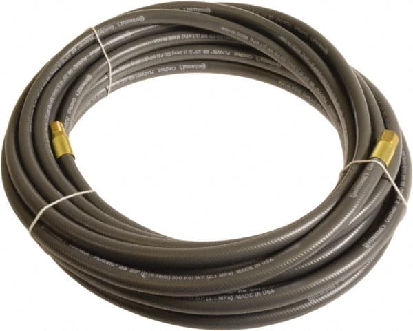 Continental ContiTech - 1/2" ID x 0.78" OD 25' Long Multipurpose Air Hose - MNPT x FNPT Ends, 300 Working psi, -10 to 158°F, 1/2" Fitting, Gray - Americas Tooling