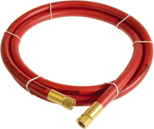 Continental ContiTech - 1/2" ID x 0.78" OD 10' Long Multipurpose Air Hose - FNPT x FNPT Ends, 300 Working psi, -10 to 158°F, 1/2" Fitting, Red - Americas Tooling