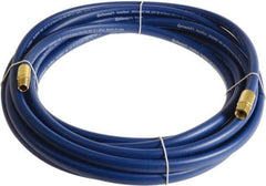 Continental ContiTech - 1/4" ID x 0.45" OD 75' Long Multipurpose Air Hose - MNPT x FNPT Ends, 300 Working psi, -10 to 158°F, 1/4" Fitting, Blue - Americas Tooling