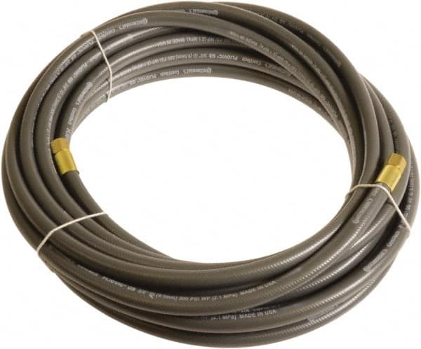 Continental ContiTech - 1/2" ID x 0.78" OD 15' Long Multipurpose Air Hose - FNPT x FNPT Ends, 300 Working psi, -10 to 158°F, 1/2" Fitting, Gray - Americas Tooling