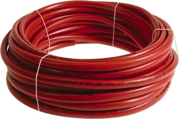 Continental ContiTech - 3/8" ID x 0.6" OD 50' Long Multipurpose Air Hose - 300 Working psi, -10 to 158°F, Red - Americas Tooling