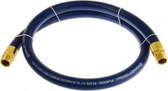 Continental ContiTech - 3/4" ID x 1.11" OD 3' Long Multipurpose Air Hose - MNPT x MNPT Ends, 250 Working psi, -10 to 158°F, 3/4" Fitting, Blue - Americas Tooling