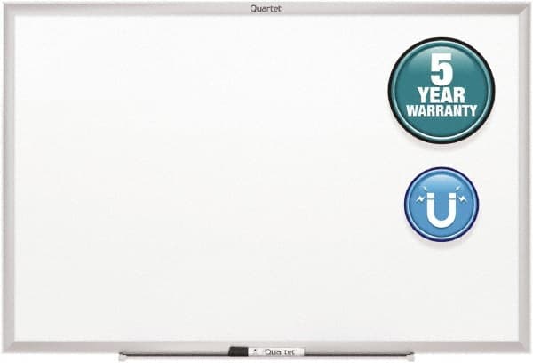 Quartet - 36" High x 48" Wide Magnetic Dry Erase Board - Steel, Includes Dry-Erase Marker & Mounting Kit - Americas Tooling