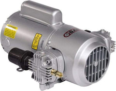 Gast - 1/3 hp, 2.4 CFM, 100 Max psi Piston Compressor Pump - 12 VDC, 15.2" Long x 10.15" Wide x 5.8" High - Americas Tooling