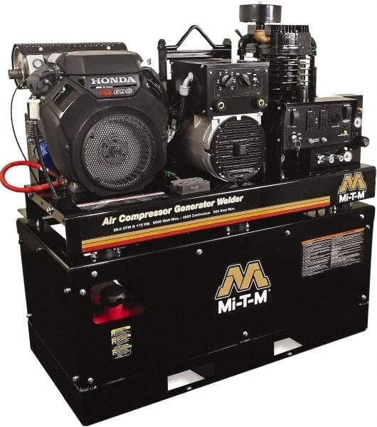 MI-T-M - Stationary Gas Air Compressors Horsepower: 22 Cubic Feet per Minute: 15.70 - Americas Tooling