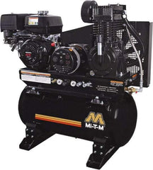 MI-T-M - Stationary Gas Air Compressors Horsepower: 13 Cubic Feet per Minute: 15.70 - Americas Tooling