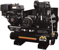 MI-T-M - Stationary Gas Air Compressors Horsepower: 13 Cubic Feet per Minute: 15.70 - Americas Tooling