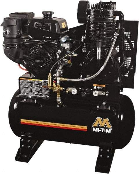 MI-T-M - Stationary Gas Air Compressors Horsepower: 14 Cubic Feet per Minute: 29.00 - Americas Tooling