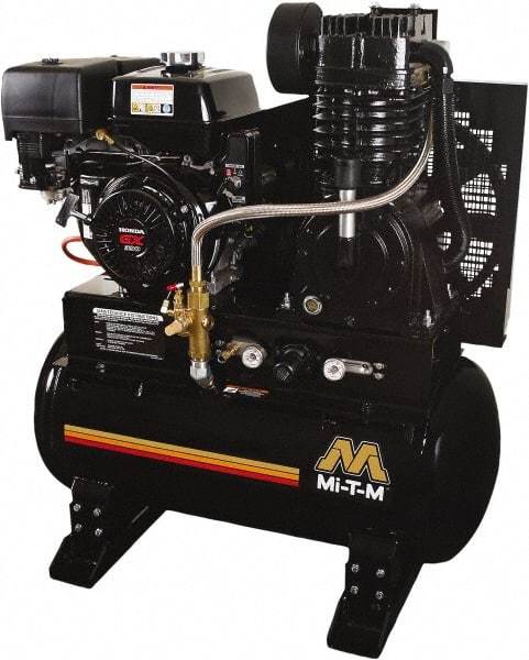 MI-T-M - Stationary Gas Air Compressors Horsepower: 13 Cubic Feet per Minute: 29.00 - Americas Tooling