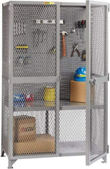 Little Giant - 1 Shelf Visible Storage Cabinet - Steel, 49" Wide x 33" Deep x 81" High, Gray - Americas Tooling