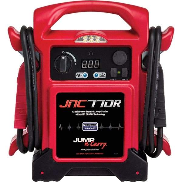 Jump-N-Carry - Automotive Battery Chargers & Jump Starters Type: Jump Starter w/ Light Amperage Rating: 1700 - Americas Tooling