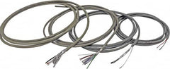 Made in USA - 24 AWG, 2 Wire, 100' OAL Shielded Automation & Communication Cable - PVC Insulation, Tinned Copper Conductor, 300 Volts, 0.15" OD - Americas Tooling