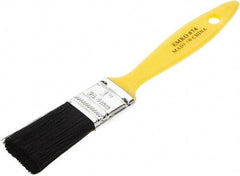 Osborn - 1" Flat Polyester General Purpose Paint Brush - 1-3/4" Bristle Length, Plastic Beavertail Handle - Americas Tooling