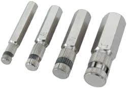 Proto - 4 Piece, 3/8" to 1", Internal Pipe Wrench Set - Inch Measurement Standard, Satin Chrome Finish - Americas Tooling