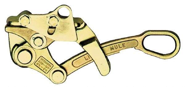 Little Mule - Single Eye, Hot Line Grip, Steel Wire Grip Hoist - 0.3 to 0.8" Cable Diam - Americas Tooling