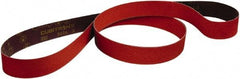 3M - 3/4" Wide x 20-1/2" OAL, 80 Grit, Ceramic Abrasive Belt - Ceramic, Medium, Coated, Series 947A - Americas Tooling