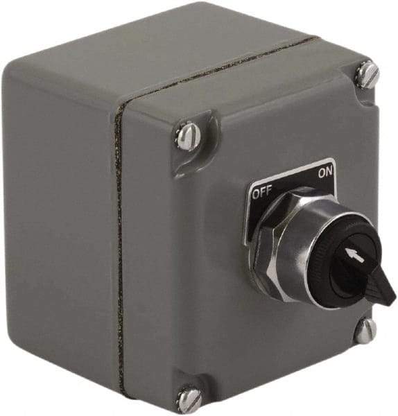 Schneider Electric - 1 Operator, Pushbutton Control Station - Start (Legend), Momentary Switch, NO/NC Contact, NEMA 1, 13, 3, 4 - Americas Tooling