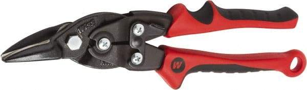 Wiss - 1-3/8" Length of Cut, Left Pattern Aviation Snip - 10-1/4" OAL, Nonslip Grip Handle, 18 AWG Steel Capacity - Americas Tooling