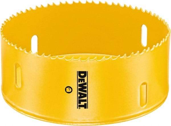 DeWALT - 3-1/8" Diam, 1-7/8" Cutting Depth, Hole Saw - Bi-Metal Saw, Toothed Edge - Americas Tooling