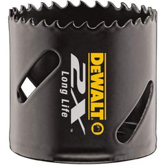 DeWALT - 4-3/4" Diam, 1-7/8" Cutting Depth, Hole Saw - Bi-Metal Saw, Toothed Edge - Americas Tooling