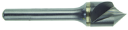 3/4" Size-3/8 Shank-120°-Carbide Single Flute Countersink - Americas Tooling