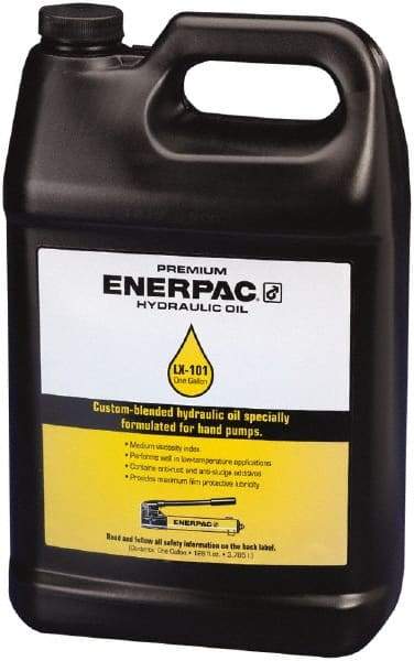 Enerpac - 1 Gal Container Mineral Hydraulic Oil - -42.78 to 190.56°F, ISO 15, 82 SUS at 100°F - Americas Tooling