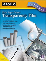 Apollo - Transparency Films & Sleeves Audio Visual Conference Accessory Type: Transparency Sleeves For Use With: Plain Paper Copiers - Americas Tooling