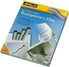 Apollo - Transparency Films & Sleeves Audio Visual Conference Accessory Type: Transparency Sleeves For Use With: Plain Paper Copiers - Americas Tooling