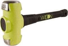 Wilton - 10 Lb Head, 16" Long Sledge Hammer - Steel Head, Steel Handle with Grip - Americas Tooling