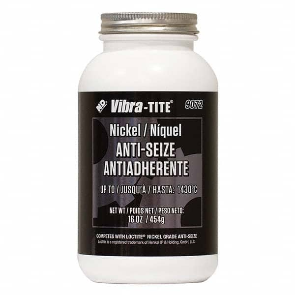 Vibra-Tite - 16 oz Jar, Nickel Anti-Seize Lubricant, with Brush Cap - Americas Tooling