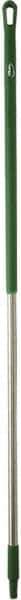 Vikan - 59 x 1-1/4" Aluminum Squeegee Handle - European Threaded Connection, Green - Americas Tooling