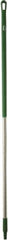 Vikan - 59 x 1-1/4" Aluminum Squeegee Handle - European Threaded Connection, Green - Americas Tooling