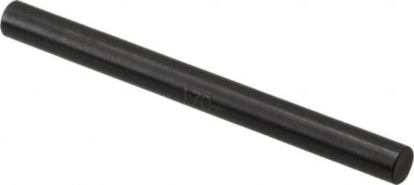 SPI - 0.17" Diam Class ZZ Minus Plug & Pin Gage - Black Oxide, 0.000200" Tolerance - Americas Tooling