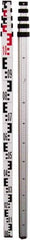 Johnson Level & Tool - Optical Level Aluminum Grade Rod - 5 Sections, 4m Overall Length - Americas Tooling