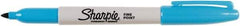 Sharpie - Turquoise Permanent Marker - Fine Tip, AP Nontoxic Ink - Americas Tooling