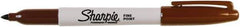 Sharpie - Brown Permanent Marker - Fine Tip, AP Nontoxic Ink - Americas Tooling