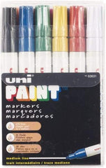 Sharpie - Black, Blue, Brown, Gold, Green, Orange, Pink, Red, Silver, Violet, White, Yellow Paint Marker - Medium Tip - Americas Tooling