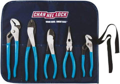 Channellock - 5 Piece Plier Set - Comes in Tool Roll - Americas Tooling