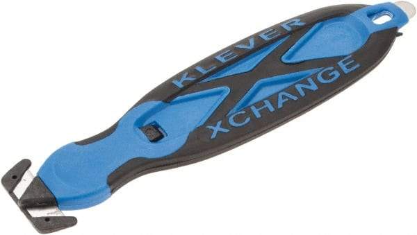 Klever Innovations - Fixed Replacement Head - Blue & Black Plastic Handle, 1 Blade Included - Americas Tooling