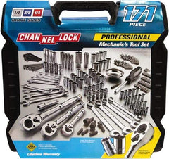 Channellock - 171 Piece 1/4, 3/8, 1/2" Drive Mechanic's Tool Set - Comes with Blow-Molded Case - Americas Tooling