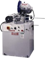 Dake - Variable Cutting Speed, 350mm Blade Diam, Cold Saw - 20 to 105 RPM Blade Speed, Floor Machine, 3 Phase, Compatible with Ferrous/Non-Ferrous Material - Americas Tooling