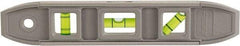 Johnson Level & Tool - Magnetic 9" Long 3 Vial Torpedo Level - Aluminum, Gray, 1 Plumb, 1 Level & 1 45° Vials - Americas Tooling