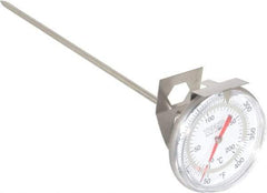 Wika - 8 Inch Long Stem, 2-1/16 Inch Dial Diameter, Stainless Steel, Beaker Clip Bi-Metal Laboratory Thermometer - 10 to 200°C, 0.5% Accuracy - Americas Tooling